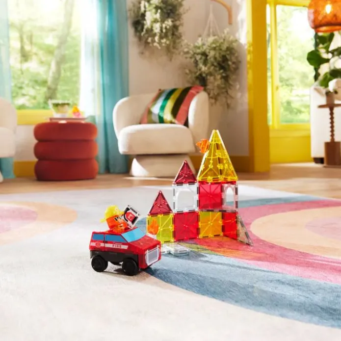 Construcción magnética 27 piezas Bomberos Fire Rescue - Magna-Tiles