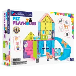 Construcción magnética 50 piezas Casa de mascotas Pet Playhouse - Magna-Tiles