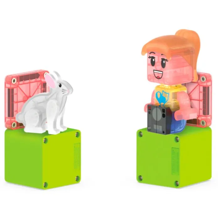 Construcción magnética 50 piezas Casa de mascotas Pet Playhouse - Magna-Tiles