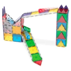 Construcción magnética 90 piezas Circuito de bolas Rail Racers - Magna-Tiles