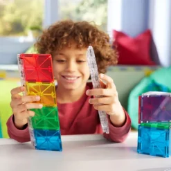 Construcción magnética 33 piezas Circuito de bolas Rail Racers - Magna-Tiles