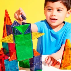 Construcción magnética 16 piezas clásicas y 46 piezas MicroMags - Magna-Tiles