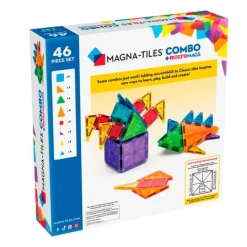Construcción magnética 20 piezas clásicas y 26 piezas MicroMags - Magna-Tiles