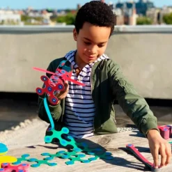 Construcción magnética 100 piezas flexibles Classroom - Clixo