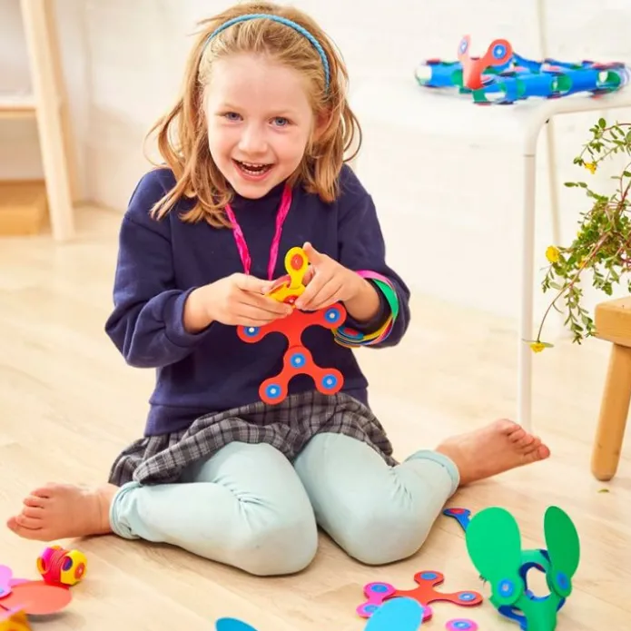 Construcción magnética 150 piezas flexibles Family Pack - Clixo