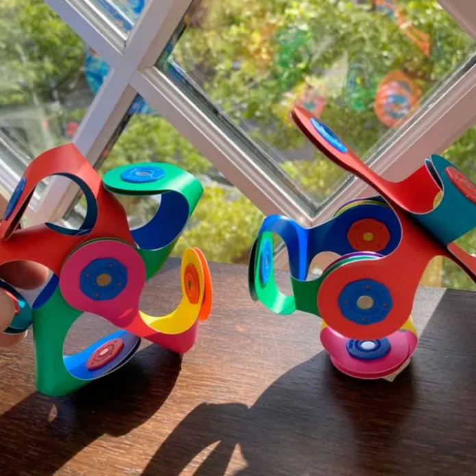Construcción magnética 9 piezas flexibles Tiny Mighty Minipack - Clixo