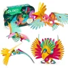 Construcción magnética 22 piezas flexibles Tropical Birds - Clixo