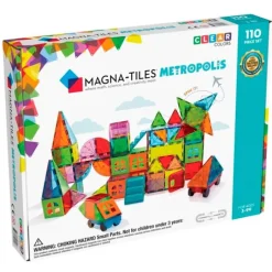 Construcción magnética 110 piezas Metrópolis - Magna-Tiles