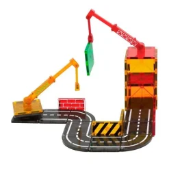 Construcción magnética 32 piezas Obras - Magna-Tiles