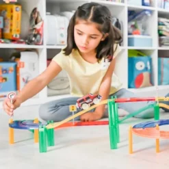 Construcción magnética pista de carreras Imanix 50 piezas - Braintoys