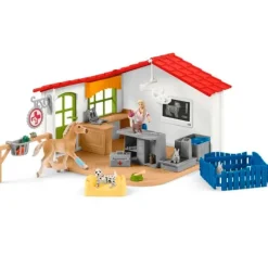 Consulta de veterinaria con mascotas Farm World - Schleich