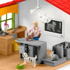 Consulta de veterinaria con mascotas Farm World - Schleich