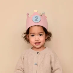 Corona de cumpleaños rosa - Little Dutch
