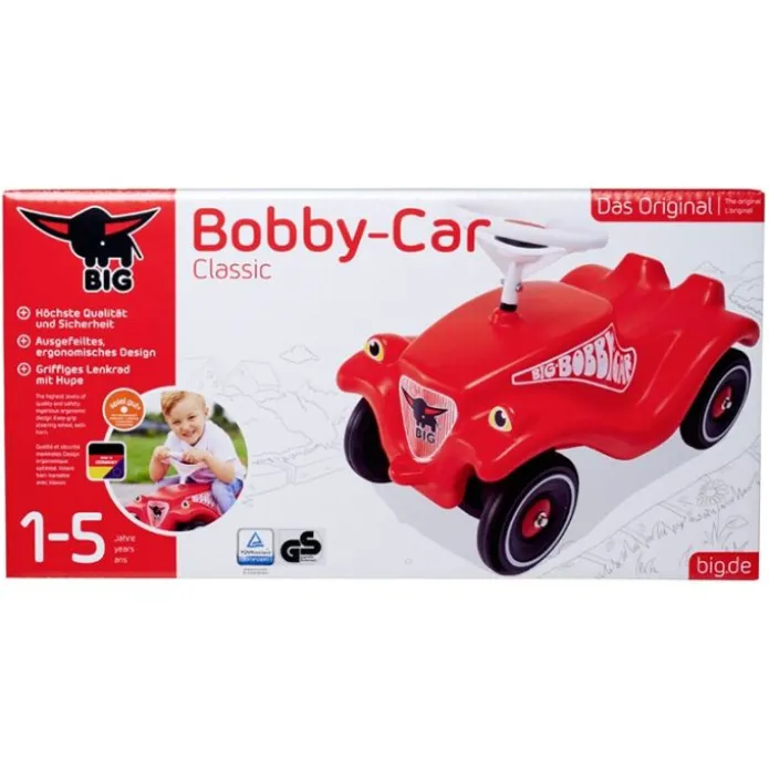 Correpasillos coche Bobby Car Classic Rojo - BIG