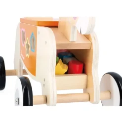 Correpasillos de madera con encajable burro - Janod