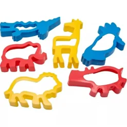 Cortadores animales de la jungla para plastilina (6) - Deukaliptus