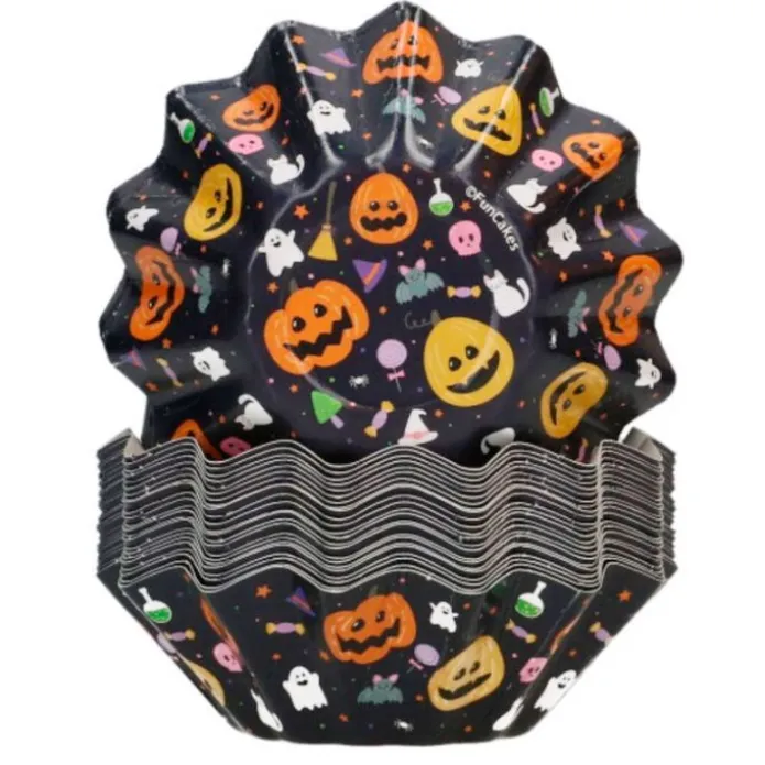 Cápsulas rígidas para cupcakes y fiambreras Halloween (48) - Funcakes