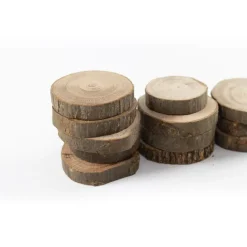 Círculos de madera 4 cm 250 g - Deukaliptus