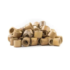 Círculos de madera de bambú 4 cm 500 g - Deukaliptus