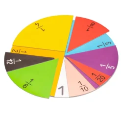 Círculos fraccionados magnéticos 71 piezas - Wissner