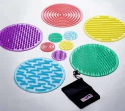 Círculos sensoriales de silicona para manos y pies (10) - TickiT