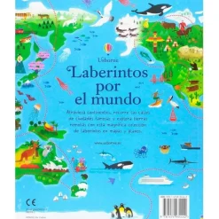 Cuaderno de pasatiempos Laberintos por el mundo - Usborne