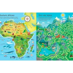 Cuaderno de pasatiempos Laberintos por el mundo - Usborne