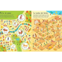 Cuaderno de pasatiempos Laberintos por el mundo - Usborne