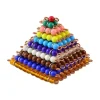 Cuadrados de perlas de colores - Montessori