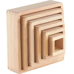 Cuadros de madera apilables arcoíris (6) - Guidecraft