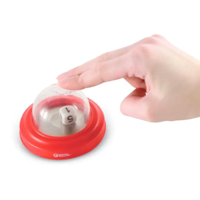 Cubiletes de dados automáticos rojo y azul - Learning Resources