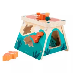 Cubo de actividades de madera Volcán - Janod