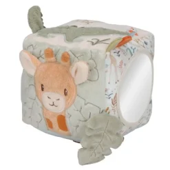 Cubo de actividades de peluche Safari Friends - Little Dutch