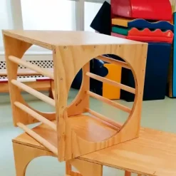 Cubo de gateo de madera - Pikler