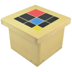 Cubo del trinomio de madera - Montessori