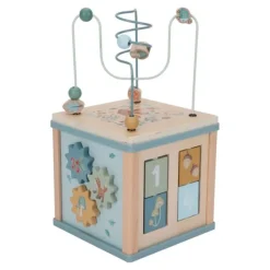 Cubo de madera con actividades Amigos del Bosque - Little Dutch