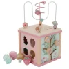 Cubo de madera con actividades Jardín de Hadas - Little Dutch