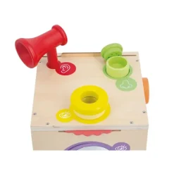 Cubo de madera con actividades sensoriales - Janod