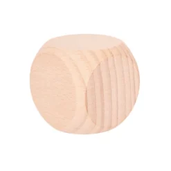 Cubo de madera natural 4 cm - TickiT