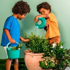 Cubo de playa con colador Bucki verde - Quut