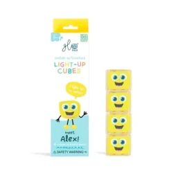 Cubos acuáticos de luz amarillos Alex (4) - GloPals