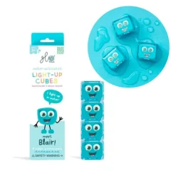 Cubos acuáticos de luz azules Blair (4) - GloPals