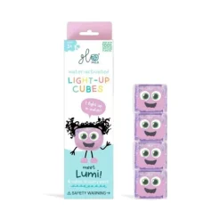 Cubos acuáticos de luz lilas Lumi (4) - GloPals