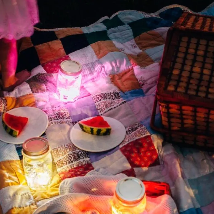 Cubos acuáticos de luz lilas Lumi (4) - GloPals