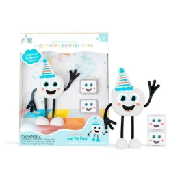 Cubos acuáticos de luz multicolor y personaje (2) - GloPals