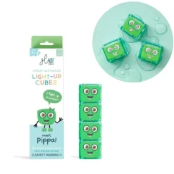 Cubos acuáticos de luz verdes Pippa (4) - GloPals