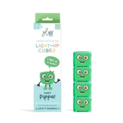 Cubos acuáticos de luz verdes Pippa (4) - GloPals