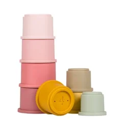 Cubos apilables con números (8) - Little Dutch