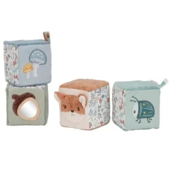 Cubos apilables de peluche Amigos del Bosque - Little Dutch
