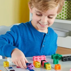 Cubos para construcción y matemáticas nivel inicial (100) - Learning Resources